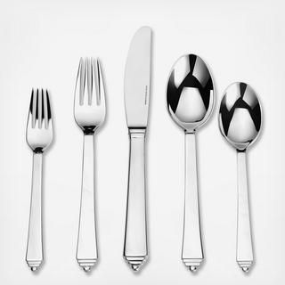 Pyramid Stainless Steel 5-Piece Flatware Set, Service for 1