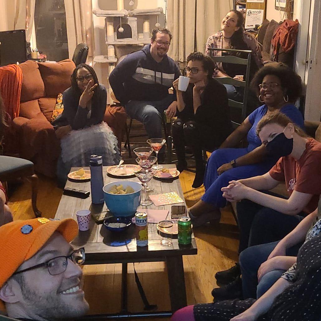 Weekly tea and calling hours 