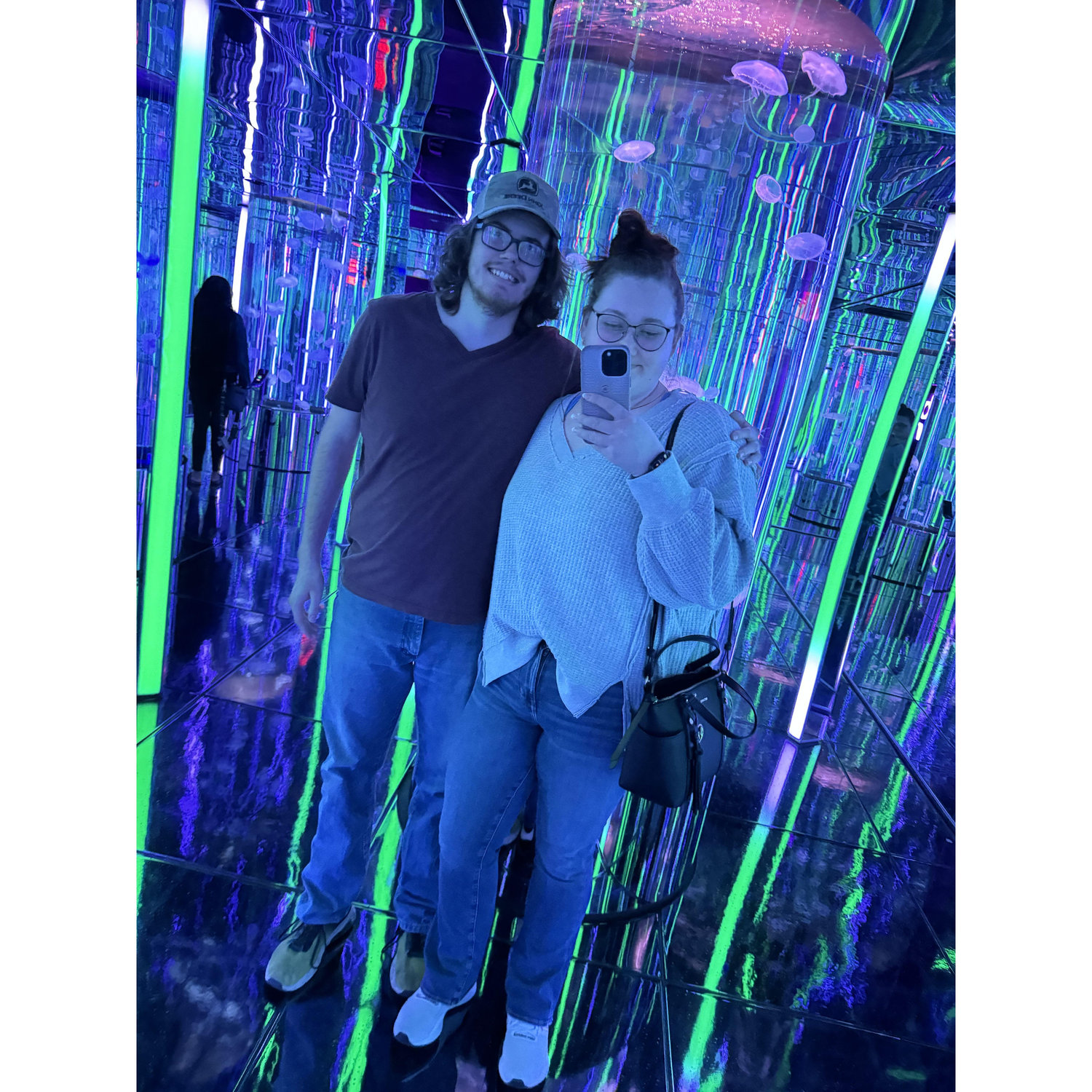 This picture was taken on our vacation together when we got engaged!