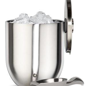 Snowfox Plus - Insulated Ice Bucket with Lid/Scoop, Premium Vacuum Insulated Stainless Steel Ice Buckets for Parties, Ice Box, Home Bar Accessories, Parties Supplies, Bar Decor, 3L