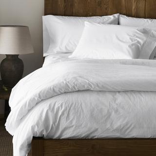 300-Thread Count Organic Percale Duvet Cover