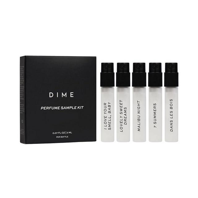 DIME Beauty Perfume Sampler, Hypoallergenic, Clean Perfumes, Eau de Toilette For Women (Set of 5, 2 ml)