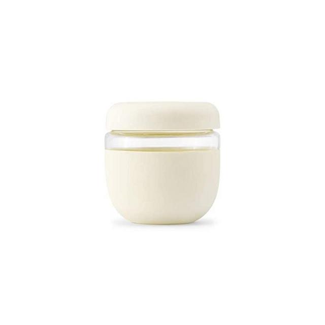 W&P Porter Seal Tight Glass Lunch Bowl Container w/ Lid | Cream 24 Ounces | Leak & Spill Proof, Soup & Stew Food Storage, Meal Prep, Airtight, Microwave and Dishwasher Safe, BPA-Free Glass
