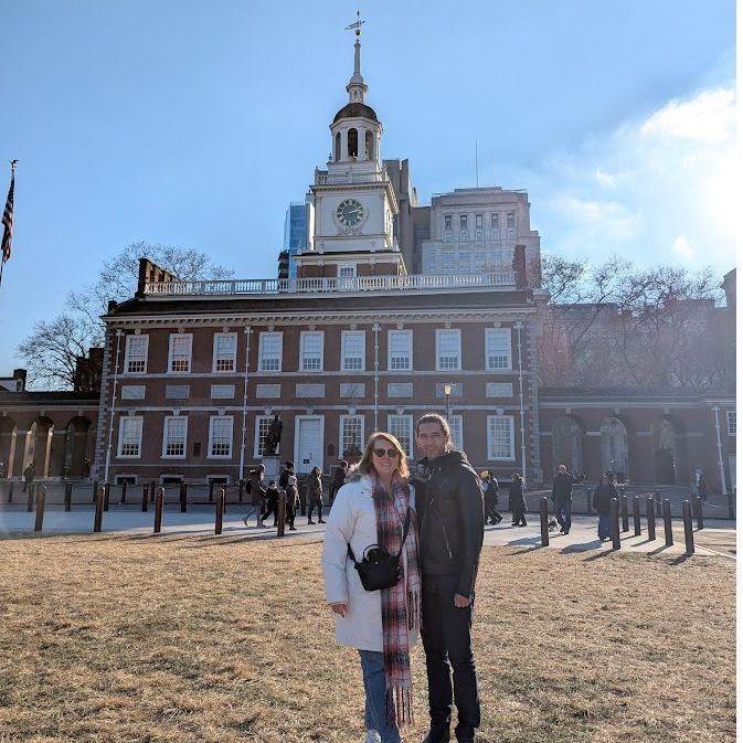 Showing Arif some Philly sights