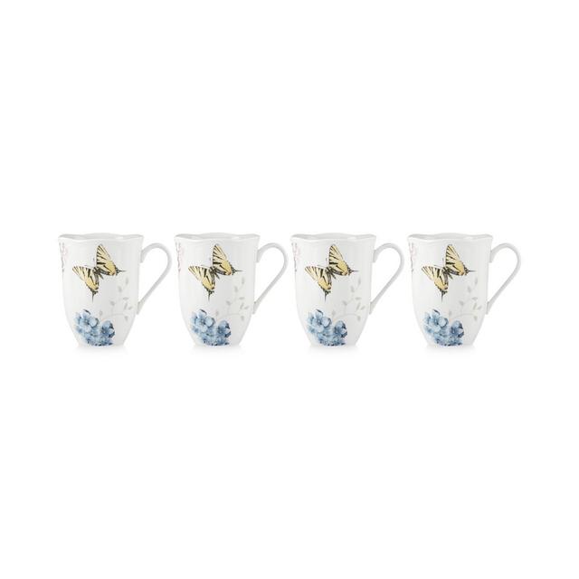 Lenox Butterfly Meadow Hydrangea Collection 4-Pc. Mug Set