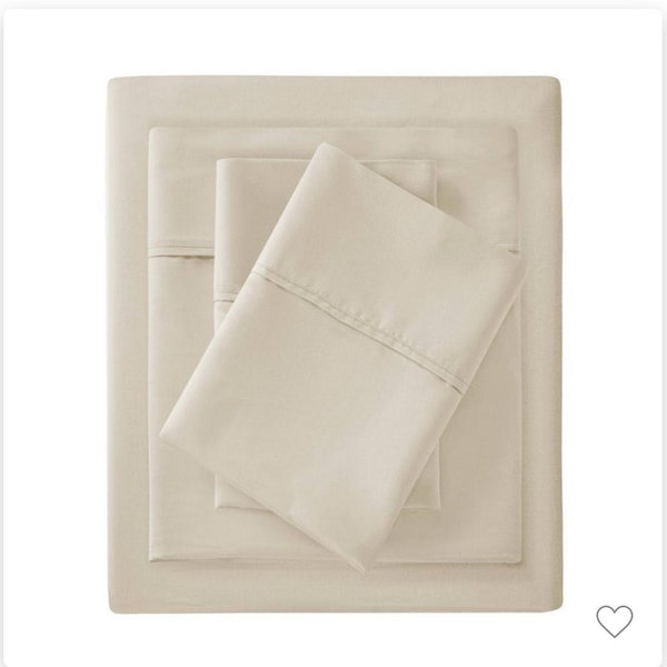 300 Thread Count Organic Cotton Deep Pocket Sheet Set - Madison Park
