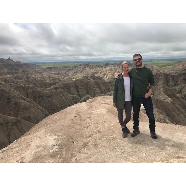 The Badlands in South Dakota- Stopped here driving home from Canada!