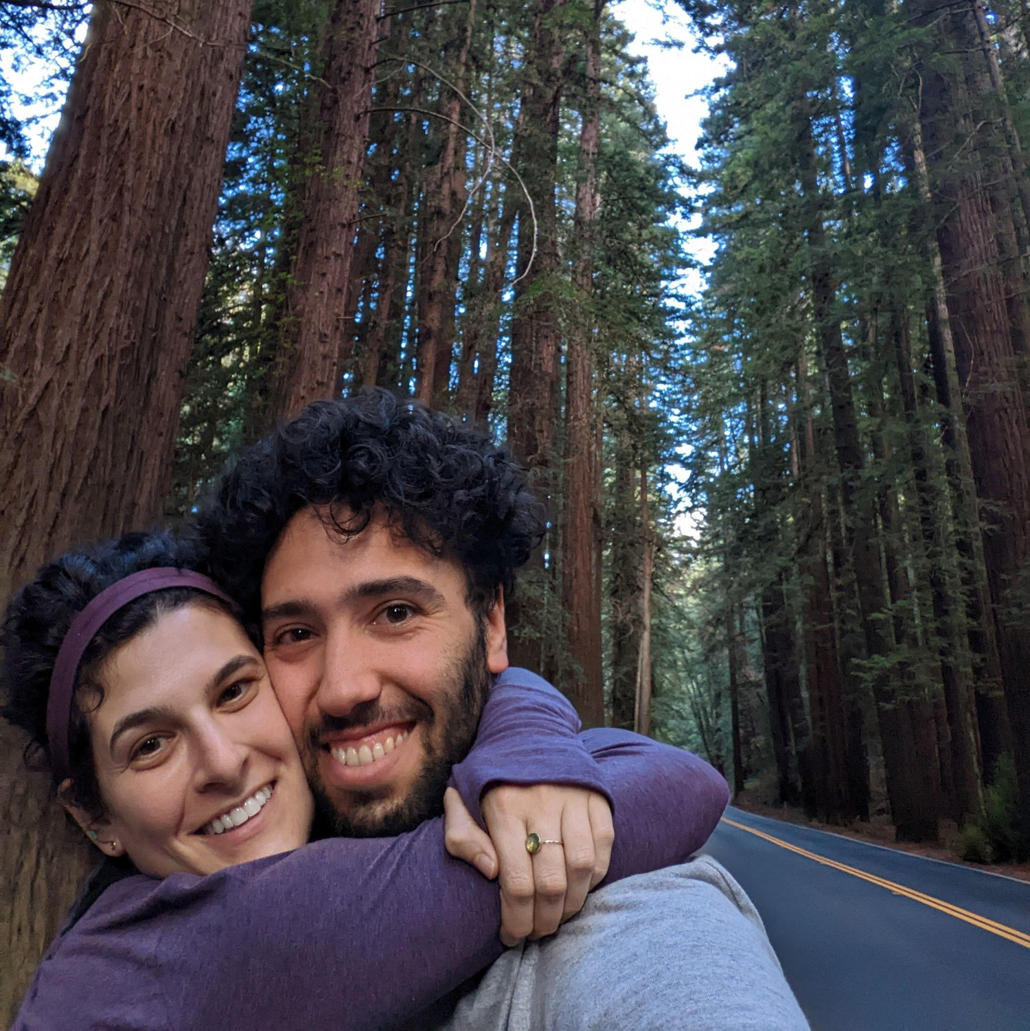During our camping trip to the Redwood Forest