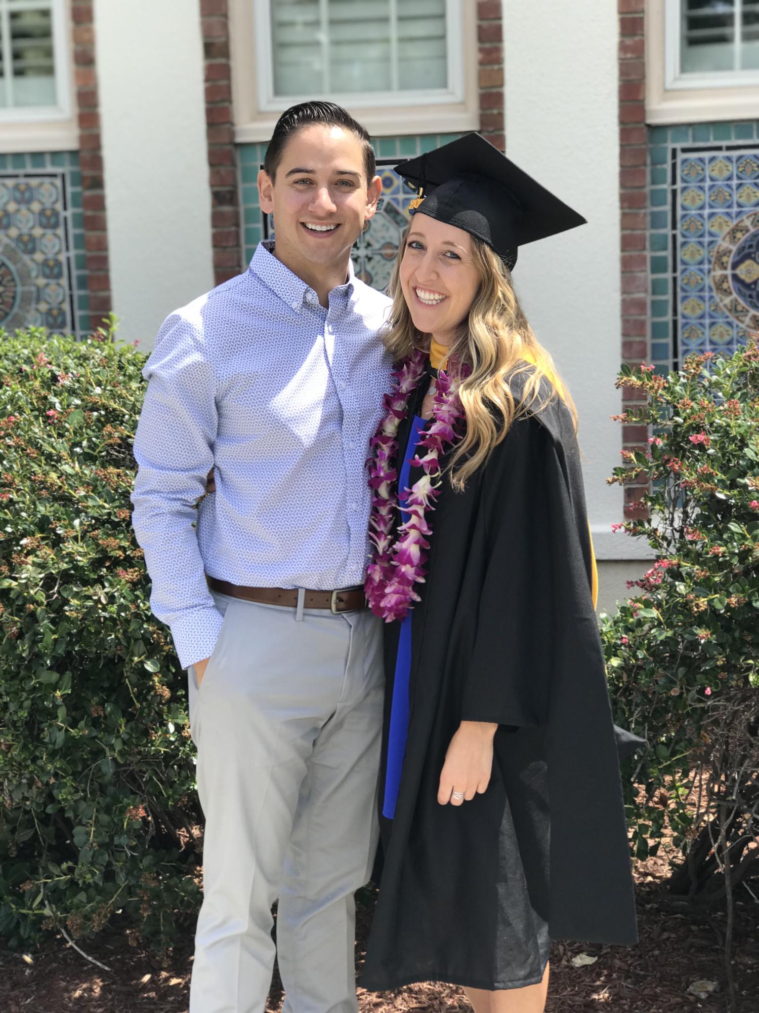 Claire's graduation from SJSU with Master's in Occupational Therapy