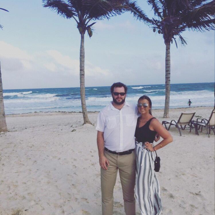 Our first trip to Mexico together.