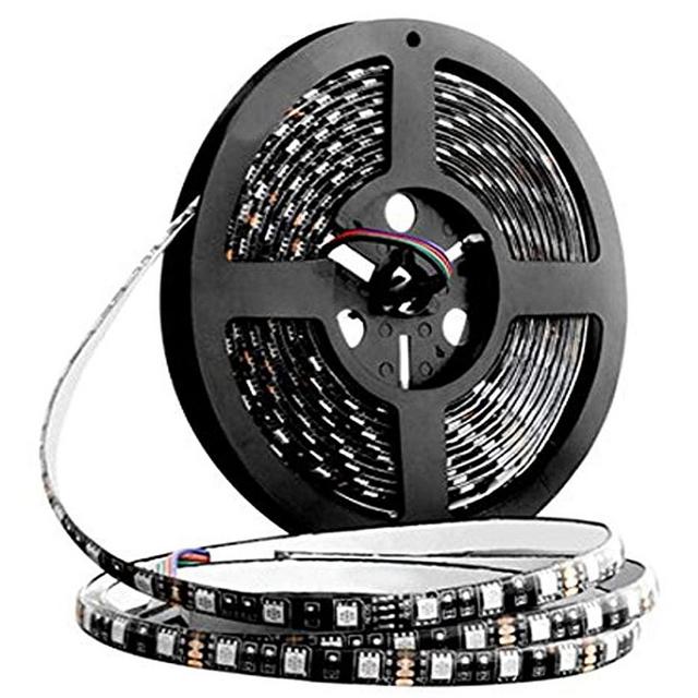 Kingwin RGB LED Strip Lights, LED Light Strip Kit For Computer Case, PC, Laptop, Home, Office, and Background Lighting. Ultra Bright 5050 SMD Strip Lights, 204” w/ Remote [Asus Aura RGB Compatible]