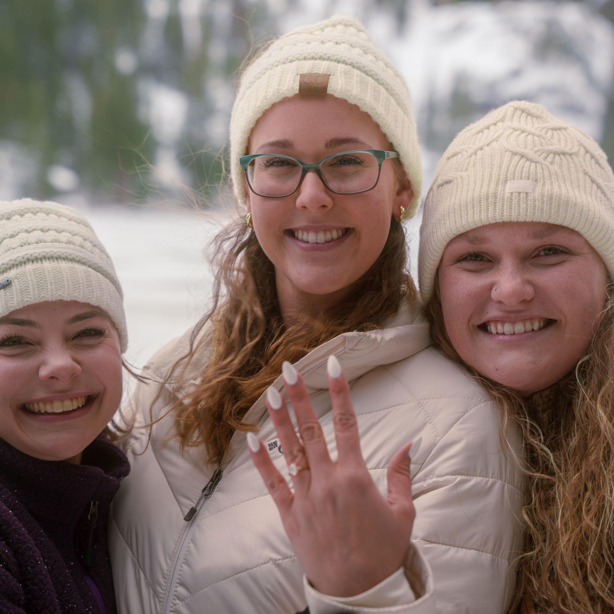 Proposal at Bear Lake, Estes Park Colorado. Aimee had no idea...well she definitely had her suspicions.