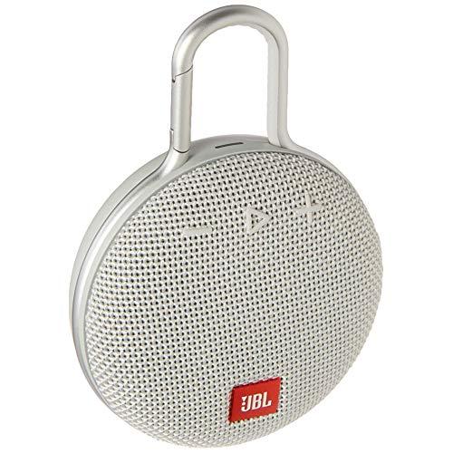 JBL Clip 3 Portable Waterproof Wireless Bluetooth Speaker - White