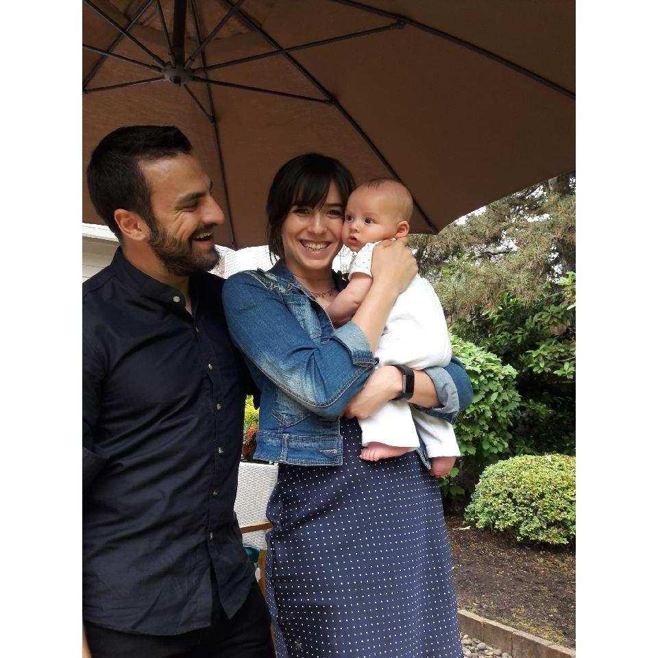 Xavier Antonio Huerta's Baptism in Portland, Oregon.