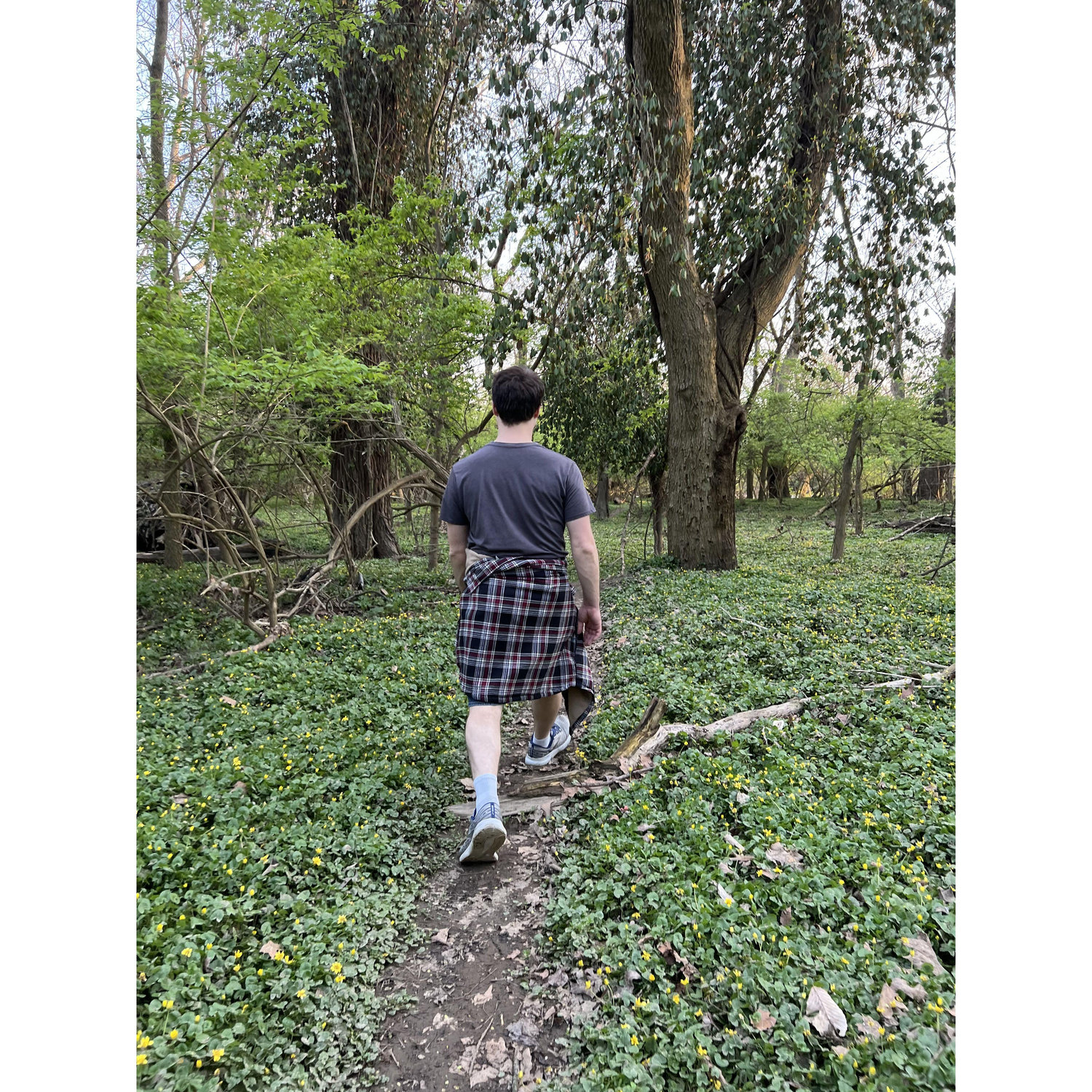 Walking in the Park of Roses