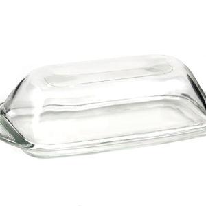 Anchor Hocking Glass Butter Dish with Cover, Single, Clear (8541936121)