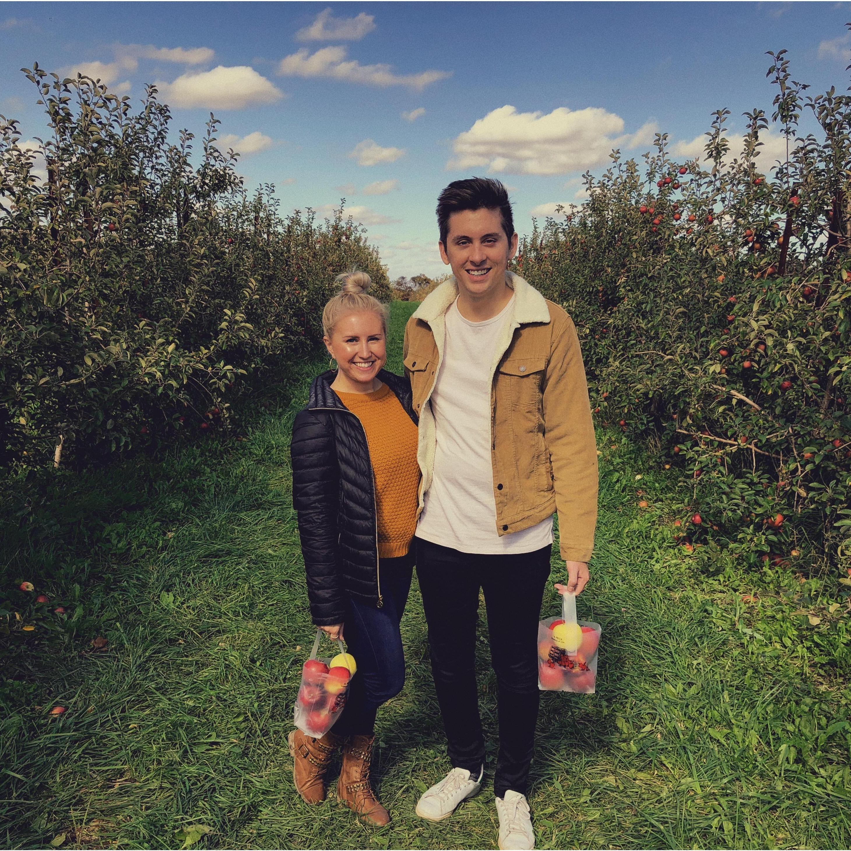 Our favorite fall activity - apple picking!