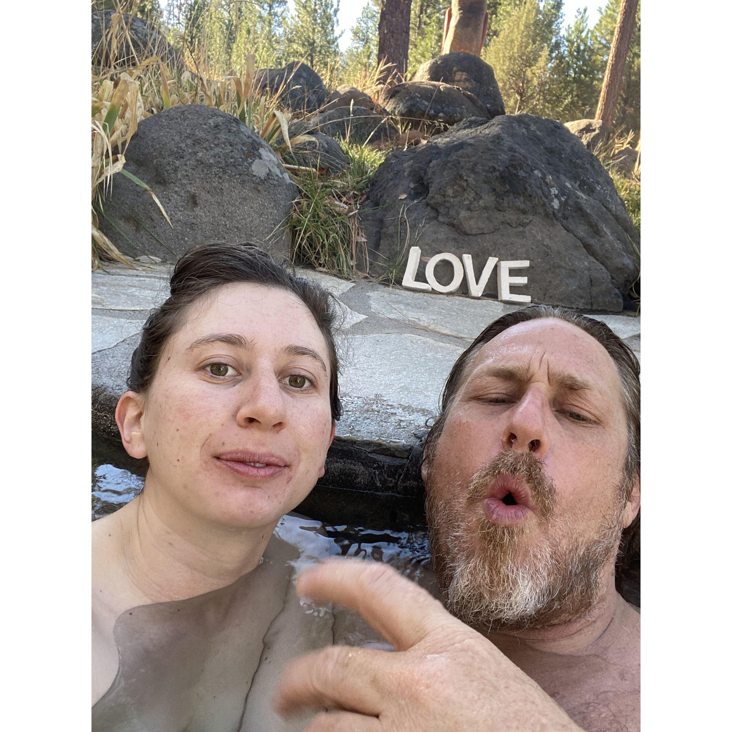 our first hot springs trip together