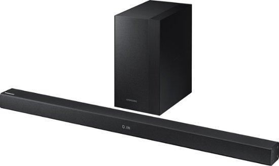 Samsung - 2.1-Channel Soundbar System with 6.5" Wireless Subwoofer - Black
