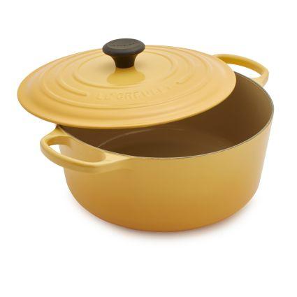 Le Creuset Signature Round Dutch Oven, 7.25 qt., Honey