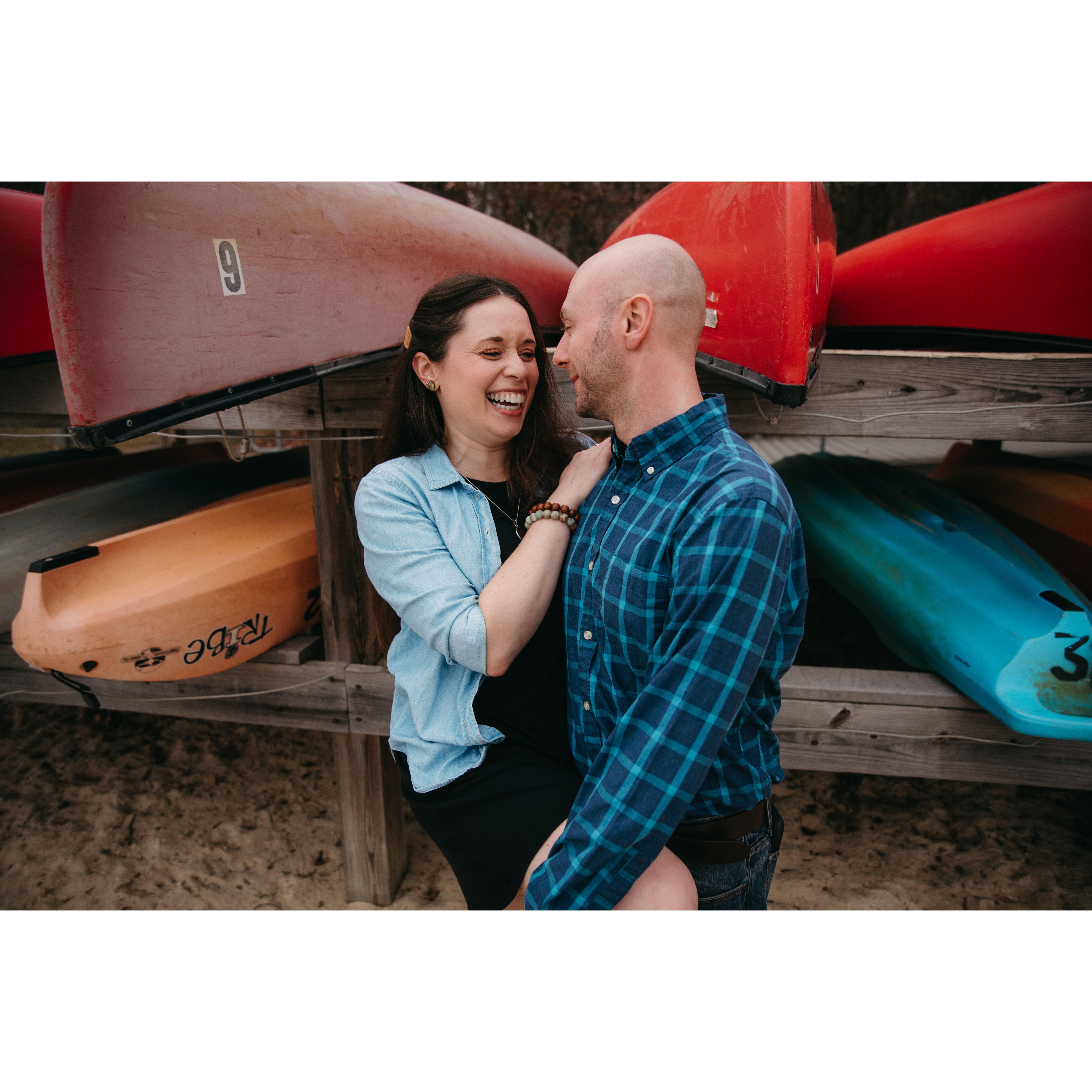 2023 Naturally, our favorite photos from our engagement shoot were the ones where we forgot about the camera completely.