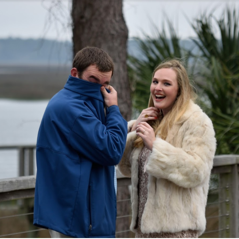 Sax is shedding tears of joy and I have just realized that Tom Shook was taking pictures of everything. Thank you Tom for being apart of our special day!
