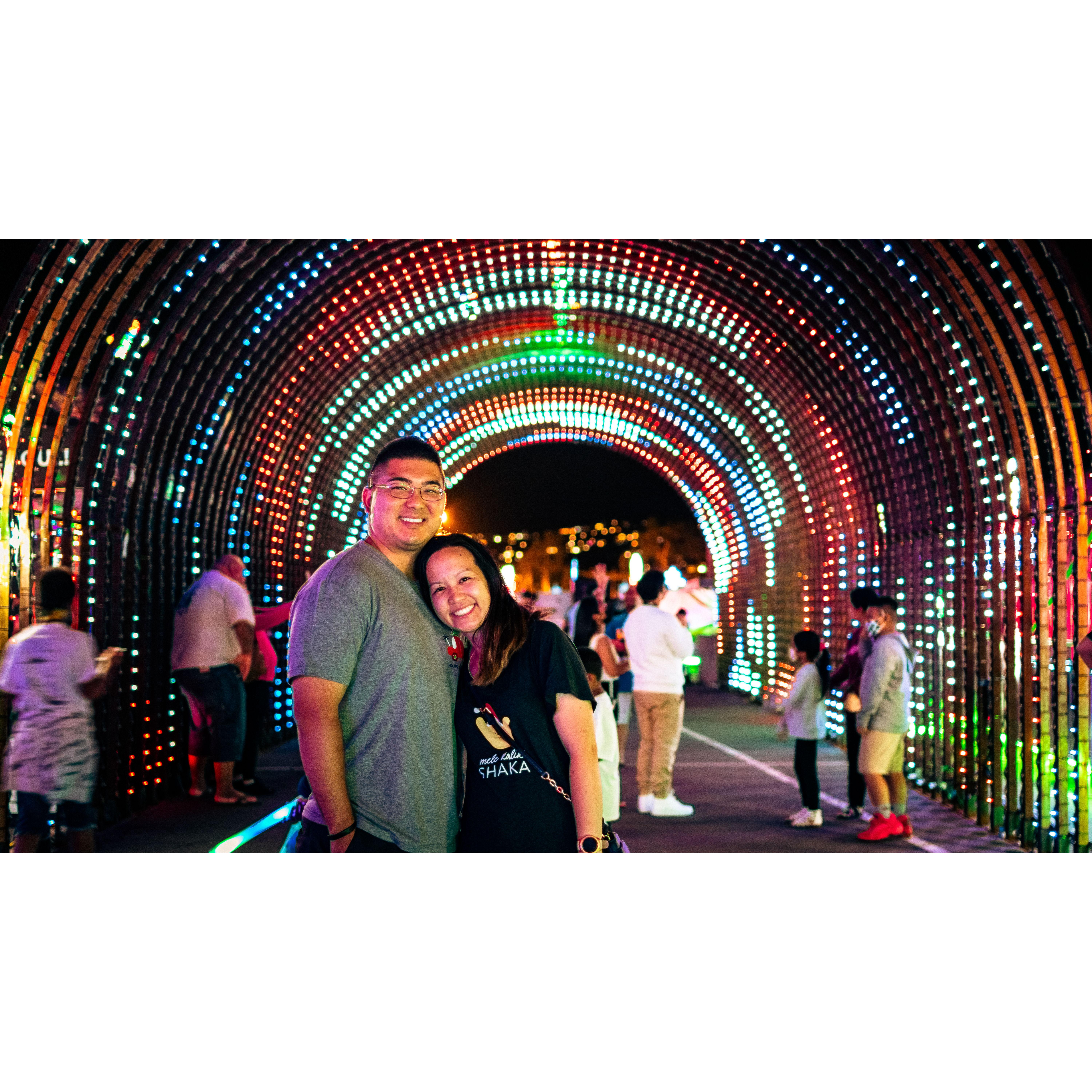 Always making time to see Honolulu City Lights every year.