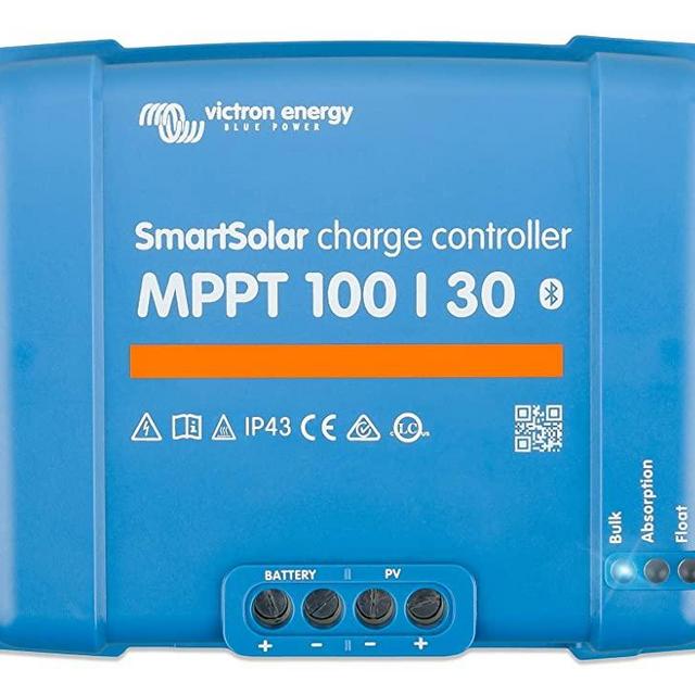 Victron Energy SmartSolar MPPT 100V 30 amp 12/24-Volt Solar Charge Controller (Bluetooth)