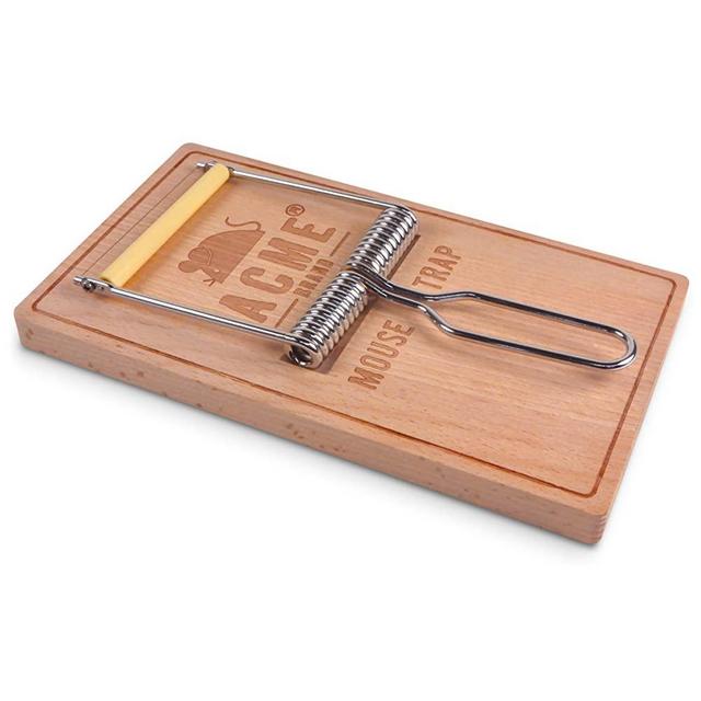 Genuine Fred OH, SNAP! Mousetrap Cutting/Serving Board, regular -