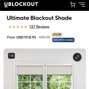 Ublackout curtains