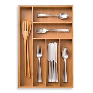 Bamboo Large Cutlery Tray