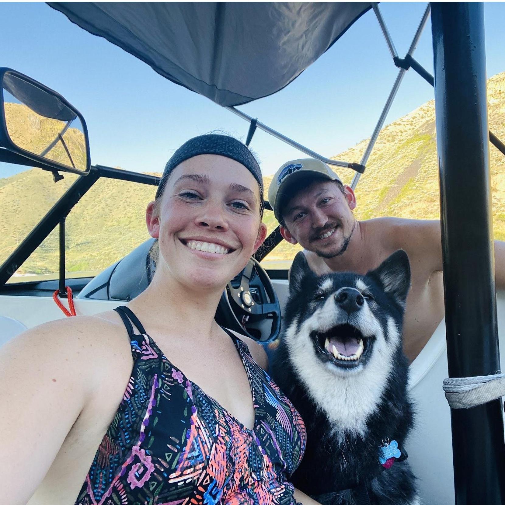 Boating at Lucky Peak