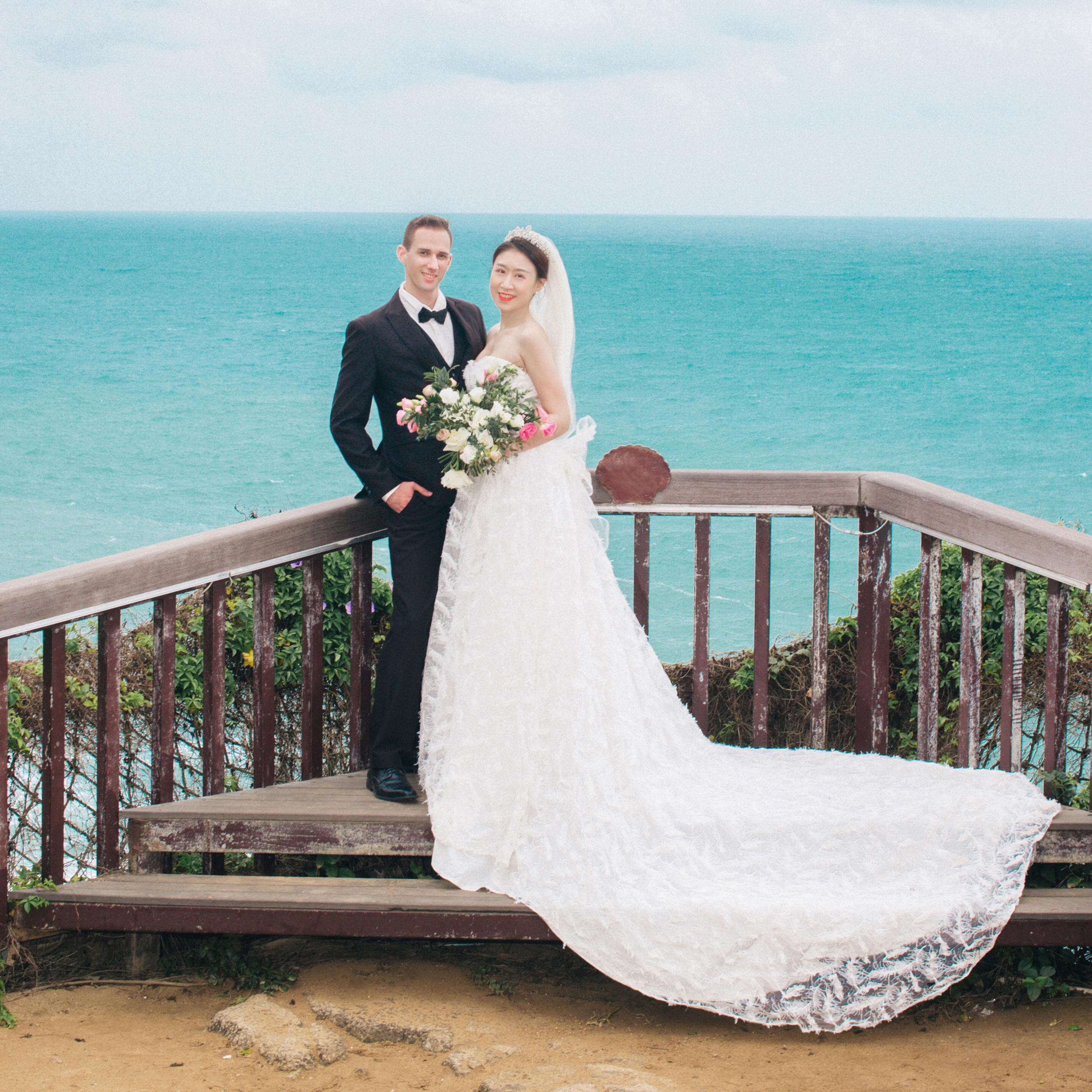 11/30/2019 pre-wedding photo shoot in Sanya, China