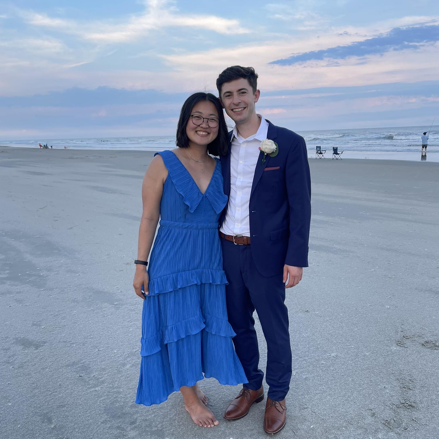 Hanging out in North Carolina to celebrate Katie and Kyle's (John's sister and brother-in-law) wedding