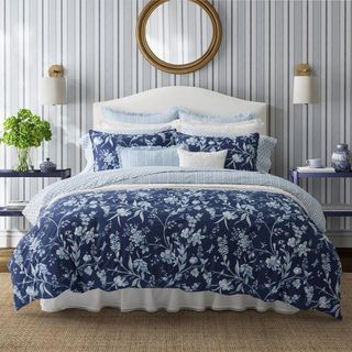 Branch Toile Cotton 7-Piece Comforter Set