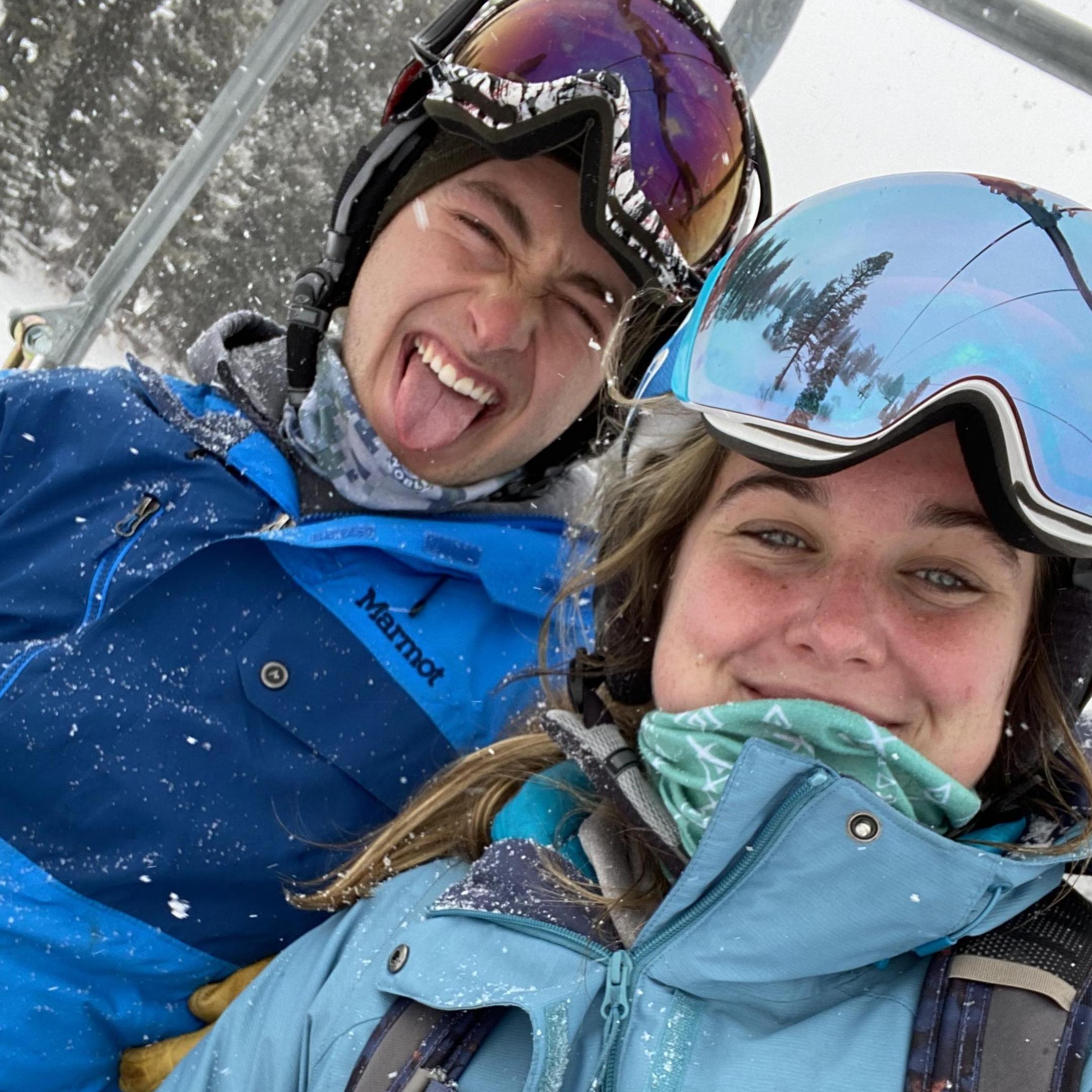 Or always finding time to ski!
