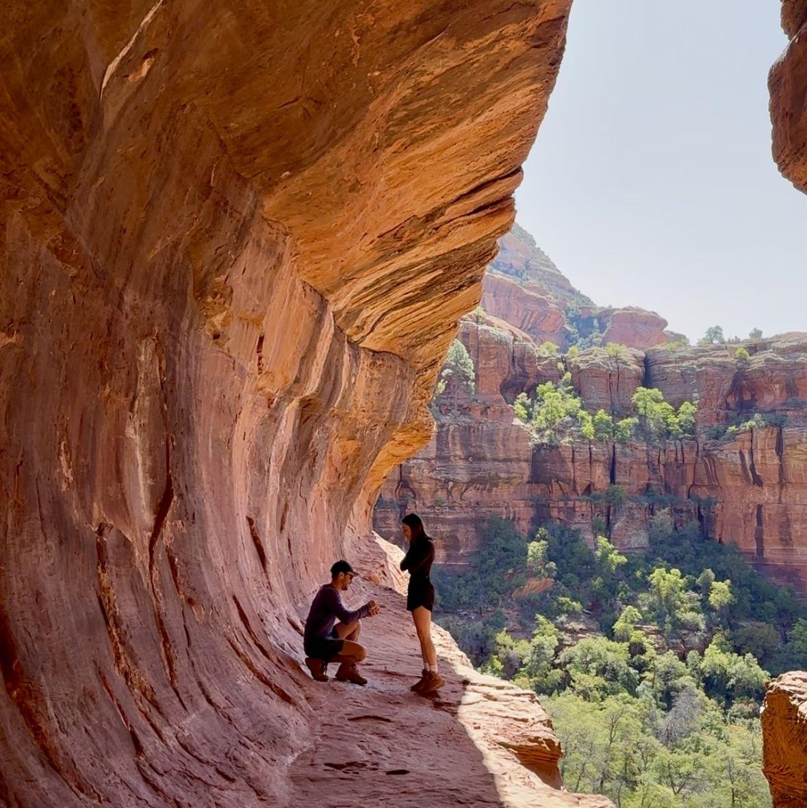 Engaged! 📍Sedona, AZ