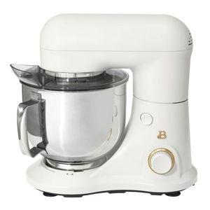 Beautiful 3.5 Qt Stand Mixer, White Icing with Flat Beater, Dough Hook, Balloon Whisk
