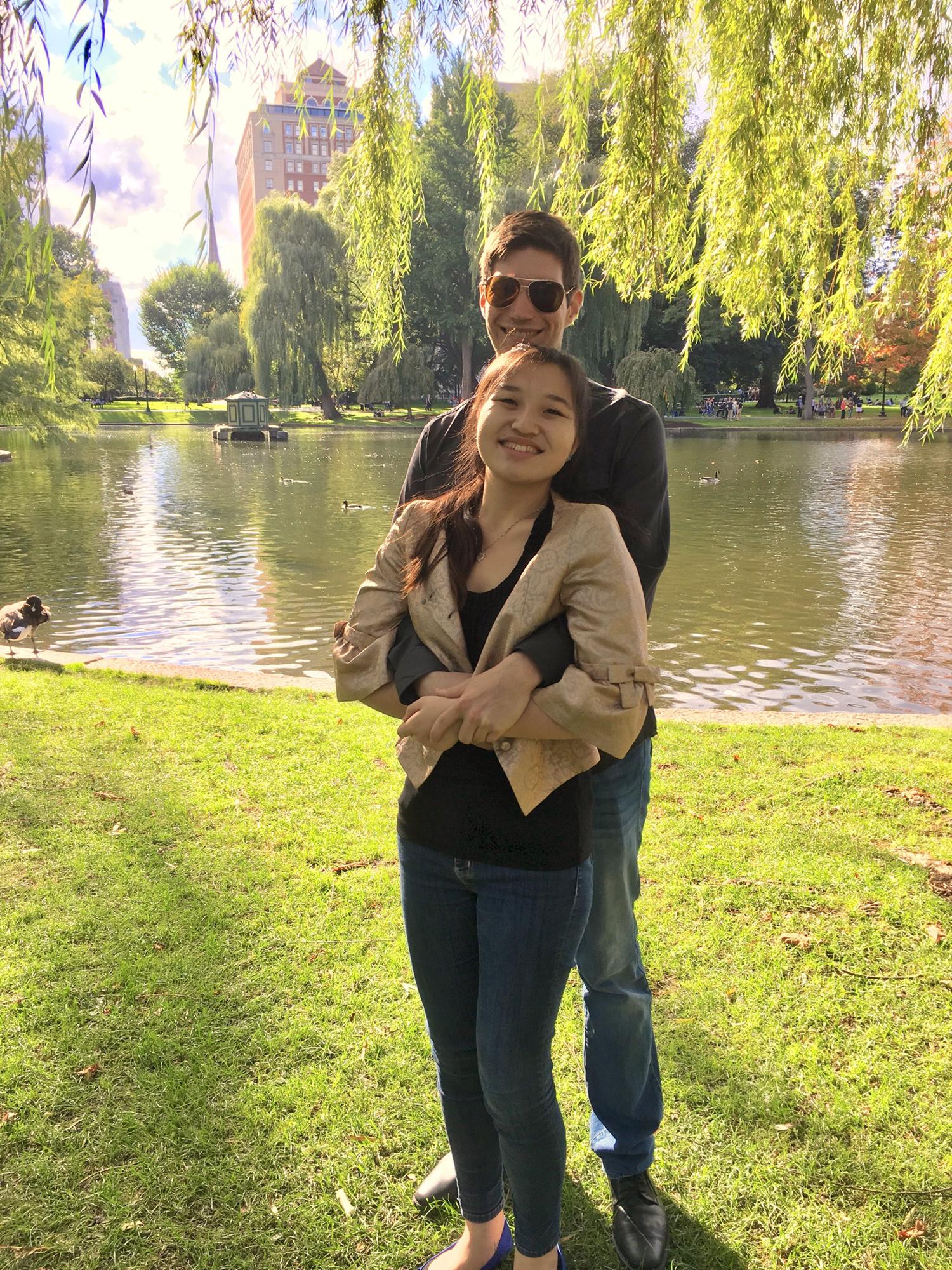 Photo taken in the Boston Public Gardens