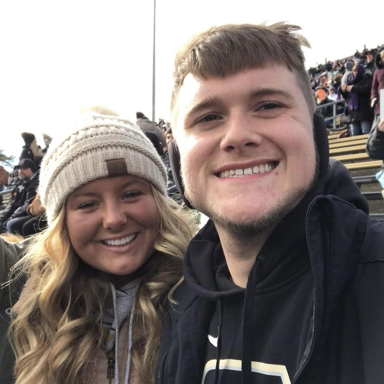 Purdue football game. Boiler up!