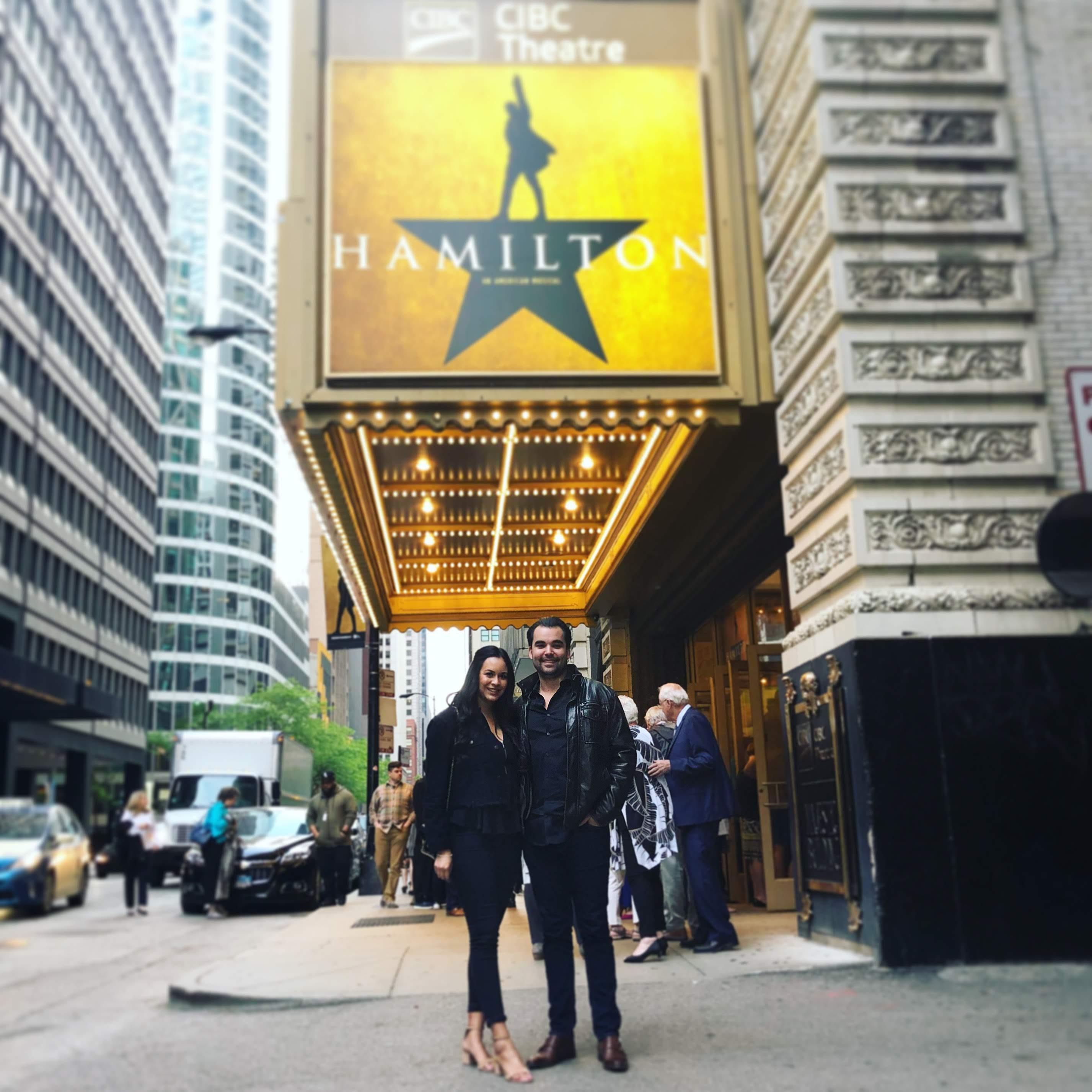 Our first time seeing Hamilton in Chicago