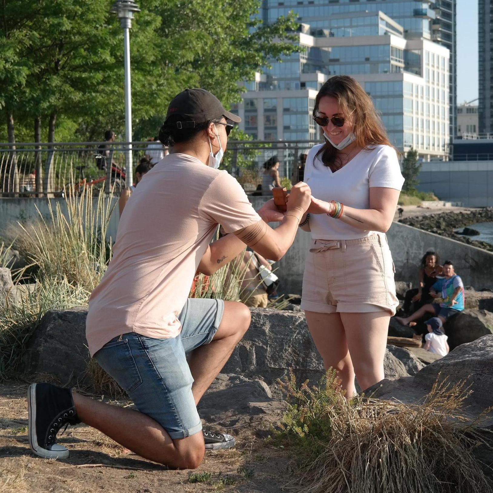She said "Yes!"