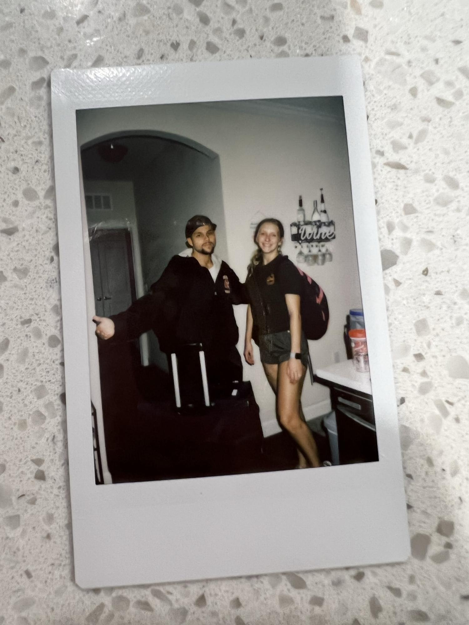 This was us before we had to evacuate to Fort Lauderdale from Hurricane Ian. We look like college kids moving into their dorm rooms haha