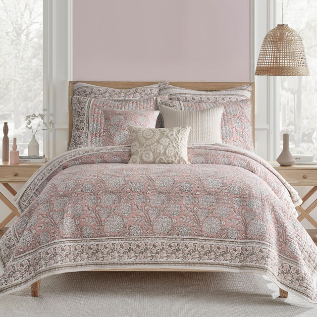 Adare Blush Full/Queen Quilt Set - Levtex Home