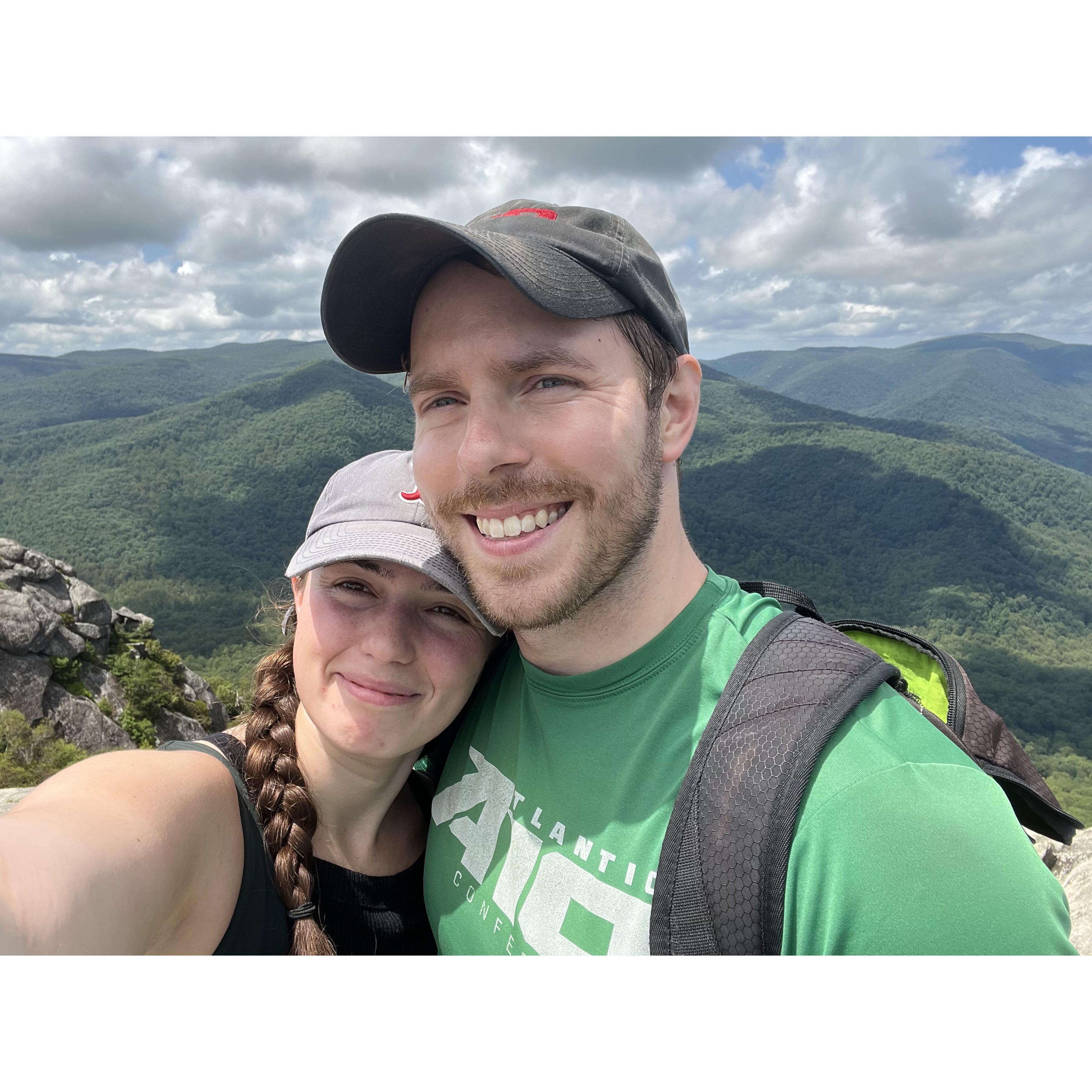 June 2025 - Hiking Old Rag together for the second time