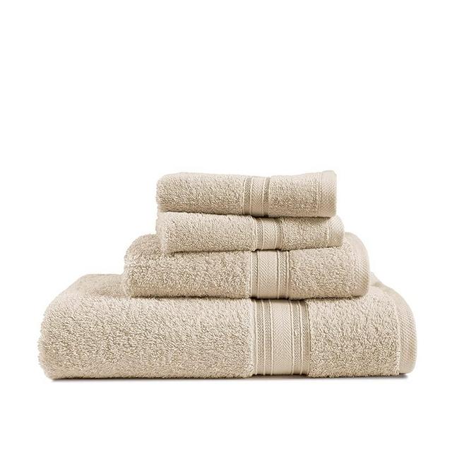 Bath Towels - Chateau Home | Quick Dry Bath Towels | Towels Set - 4 Piece | 1 Bath Towel, 1 Hand Towel, 2 WashCloths | 100% Cotton Bath Towels, Extra Absorbent | Bath Towels Sets - Cotton