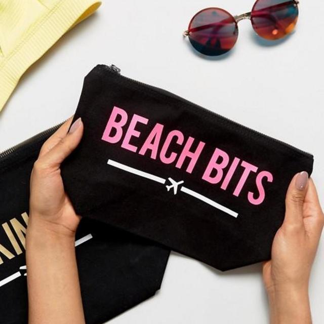 Crazy Haute Travel Pouch Set With Bikinis And Beach Bits