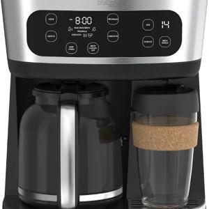 bella PRO - MultiBrew 12-Cup Drip & Single-Serve Coffee Maker - Stainless Steel