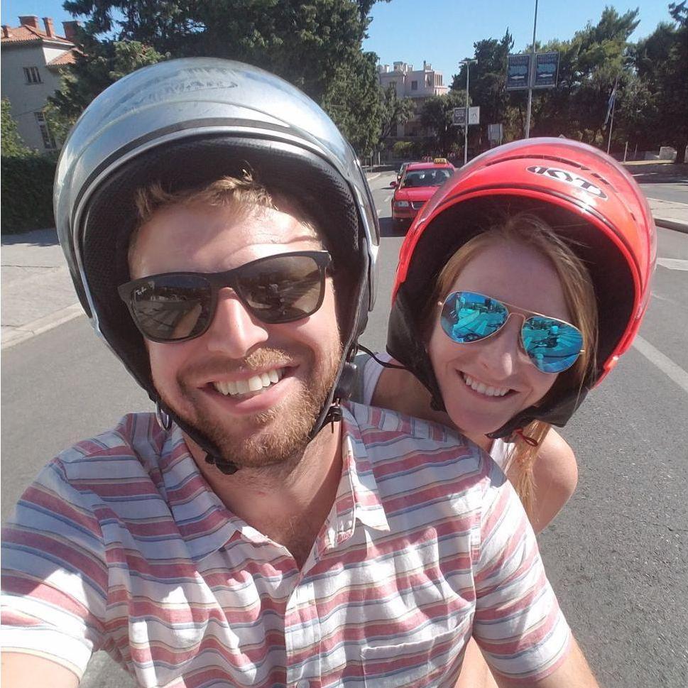 Vespa ride in Split, Croatia Summer 2016