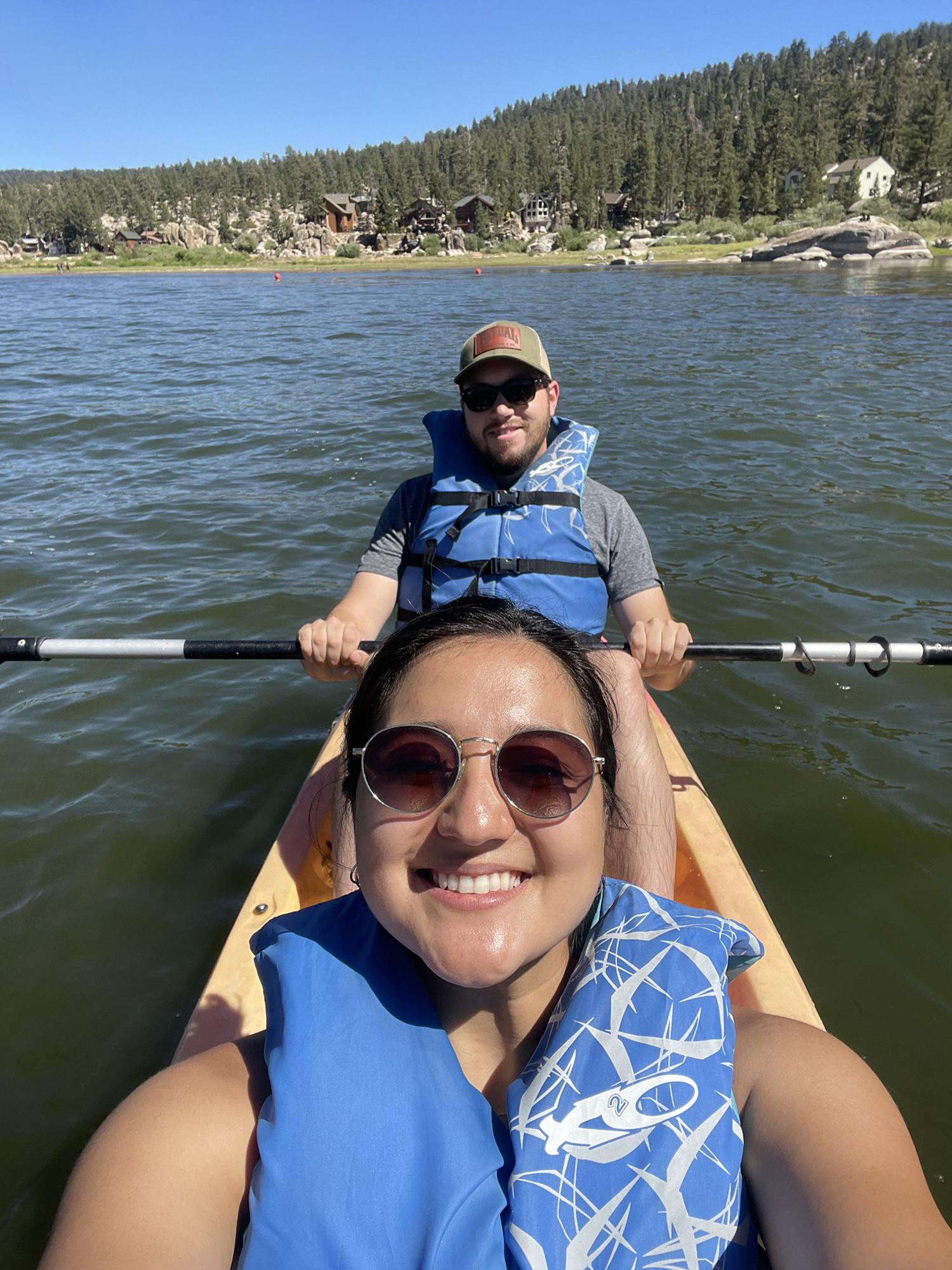 Big Bear kayaking trip.